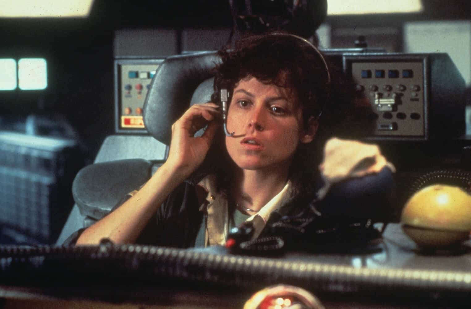 A woman operates radio control in this image from 20th Century Fox.