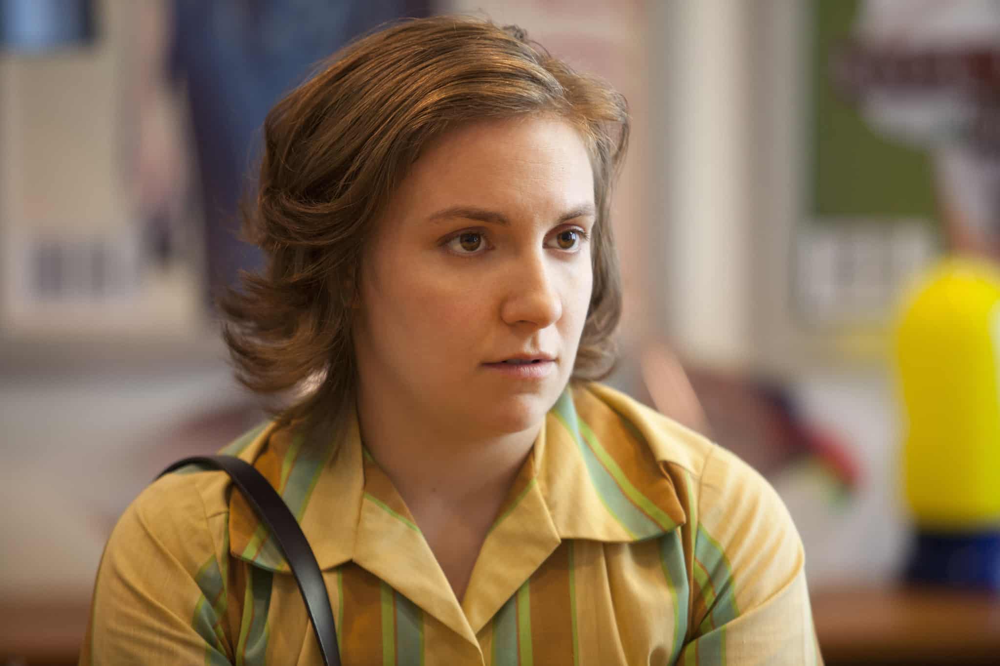 A young woman stares pointedly in this image from Apatow Productions.