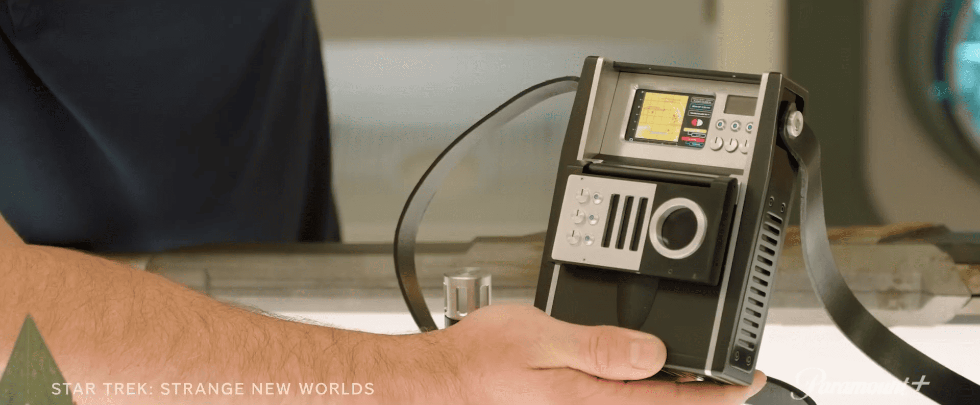 A retro electronic device in this image from CBS Studios