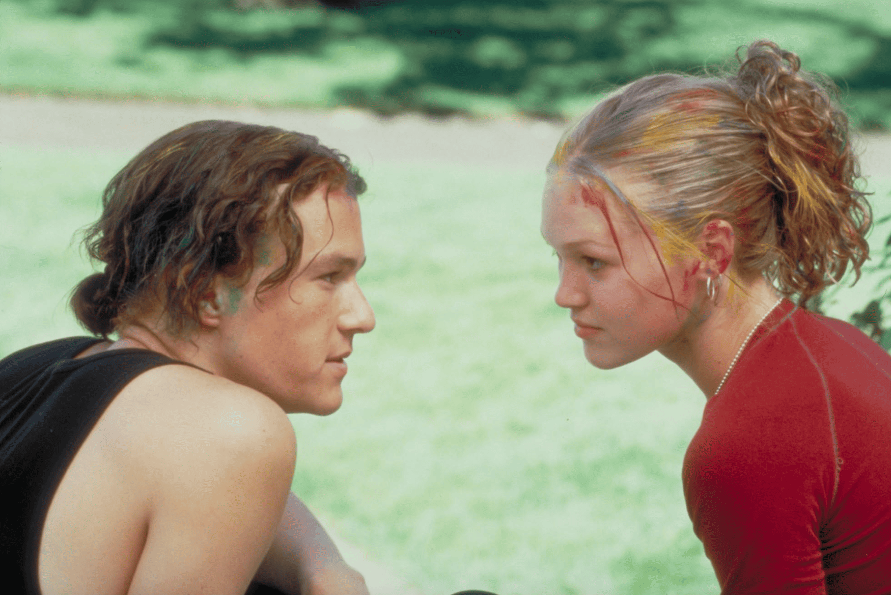 Two misunderstood teens connect in this image from Touchstone Pictures.